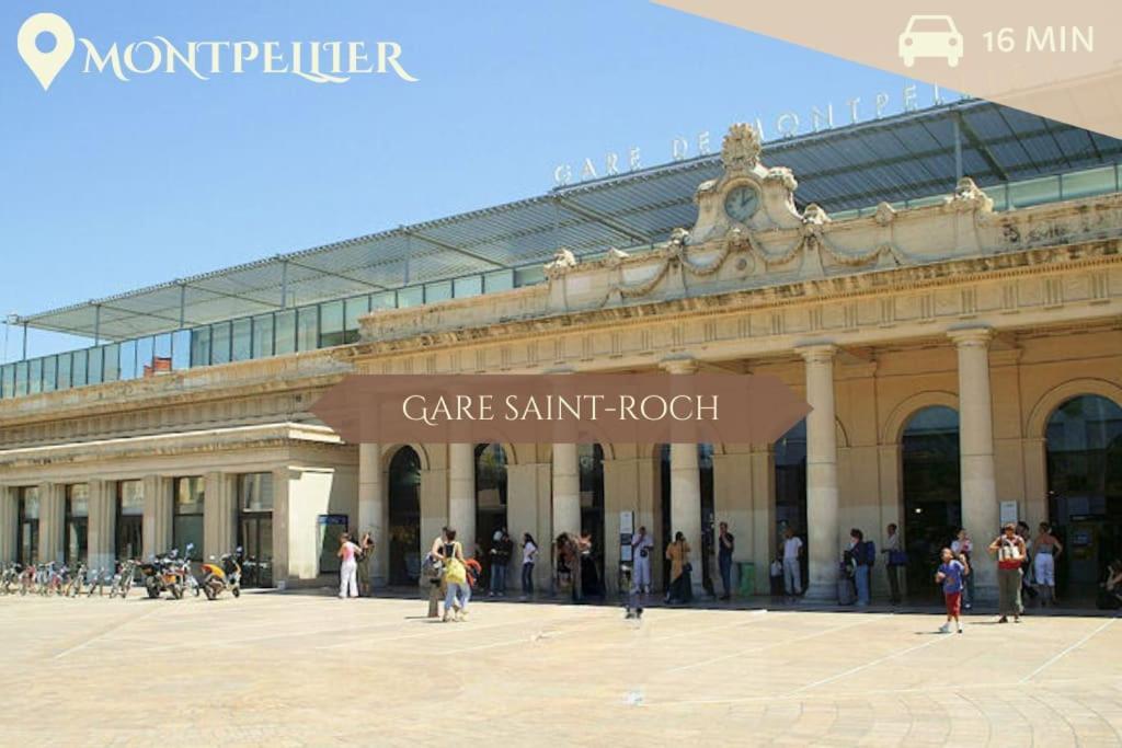 041 - Studio Le Chateau D'O, Appart 4Pers, Parking, Proche Faculte De Medecine Montpellier Kültér fotó
